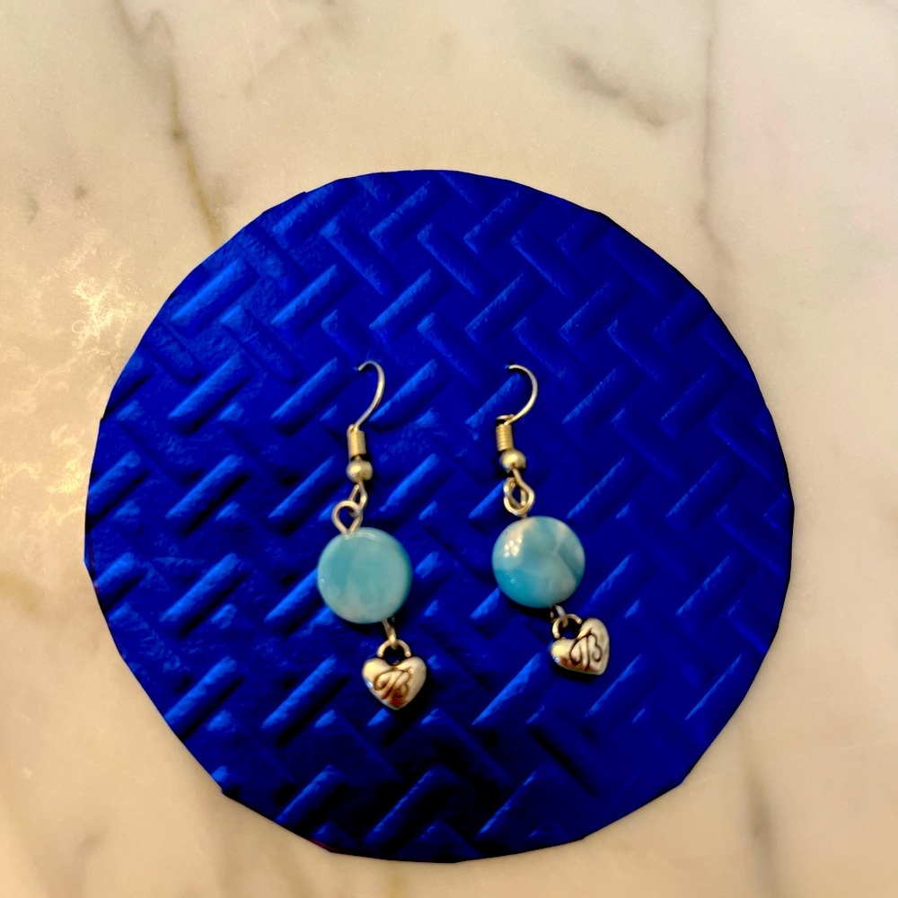 Larimar earrings